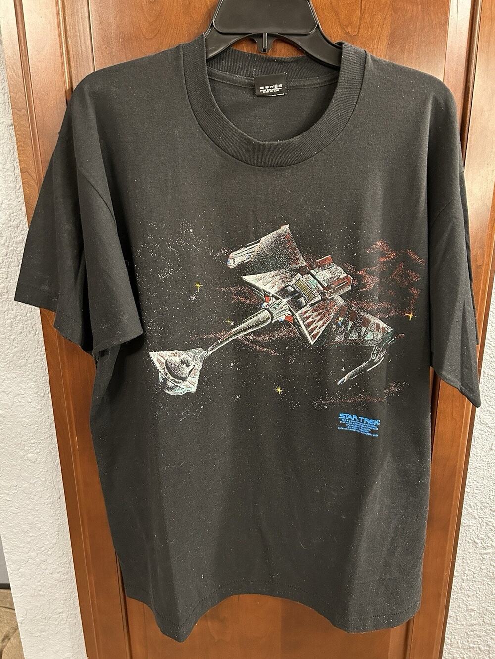 Vintage 1992 Star Trek Paramount Pictures Double‎ Sided Size XL T-shirt